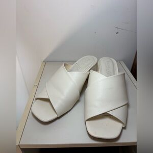 Rachel Zoe Women's White Mules